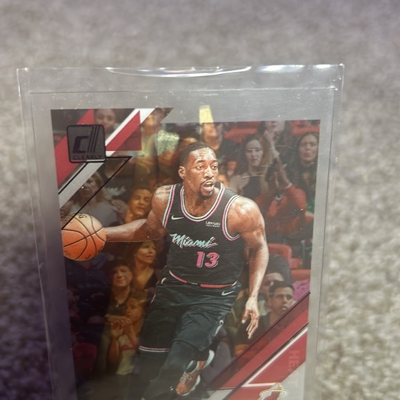 Bam Adebayo Panini Donruss Clearly NBA Basketball #23 Purple Miami Heat - Picture 3 of 4